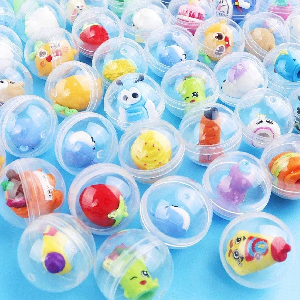 12/30Pc 32MM Fun Mixed Surprise Capsule Egg Toy Kids Birthda