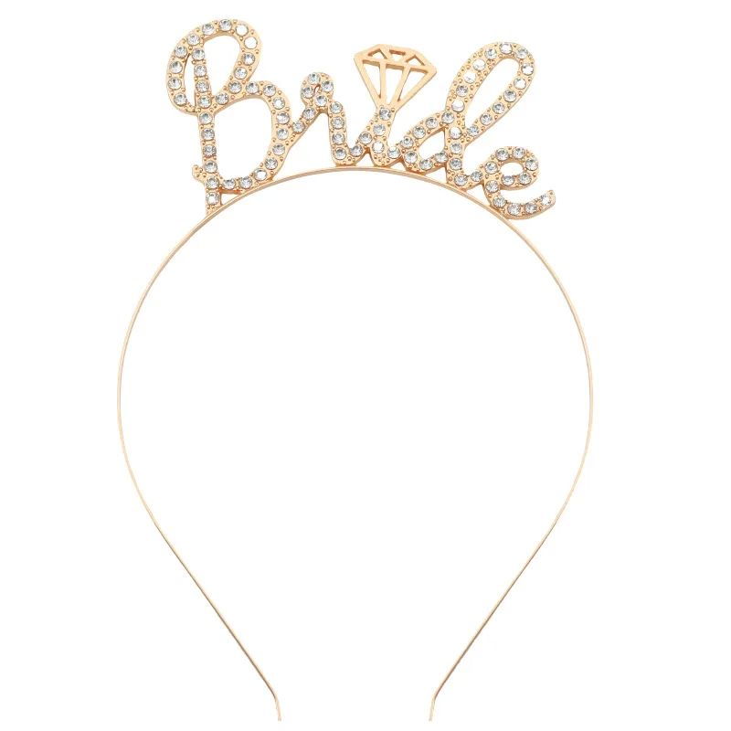Rhinestone Bride To Be Headband Tiara Crown Wedding Party Br