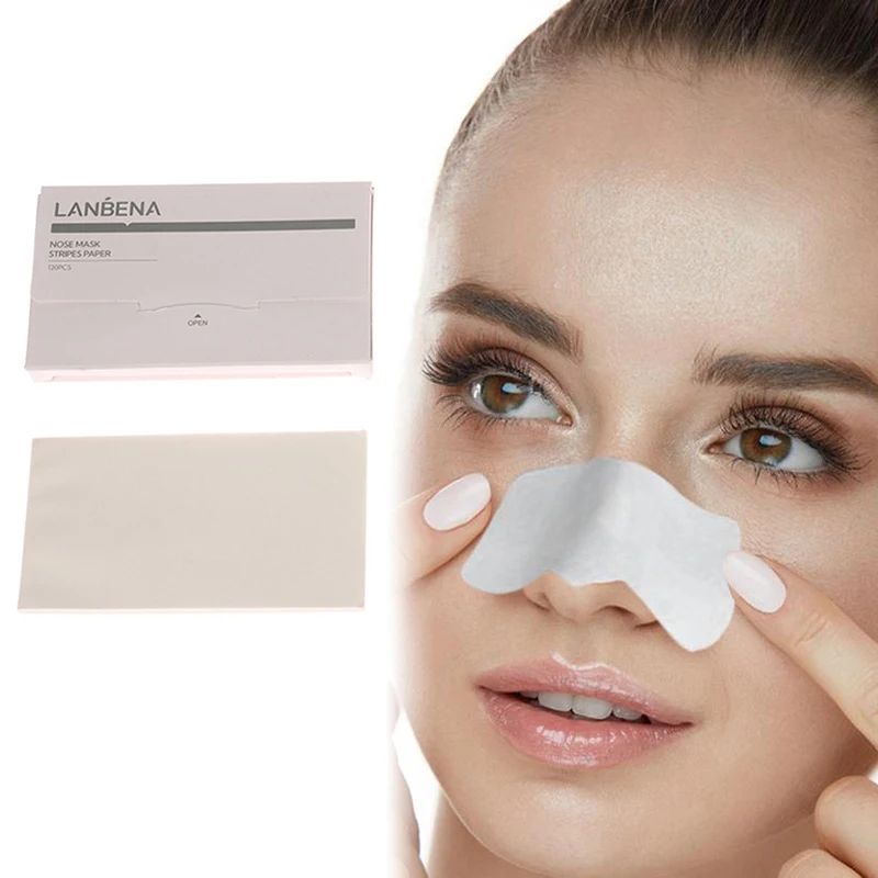80/120Pc Blackhead Remover Papers Face Pores Strips Pad Stic