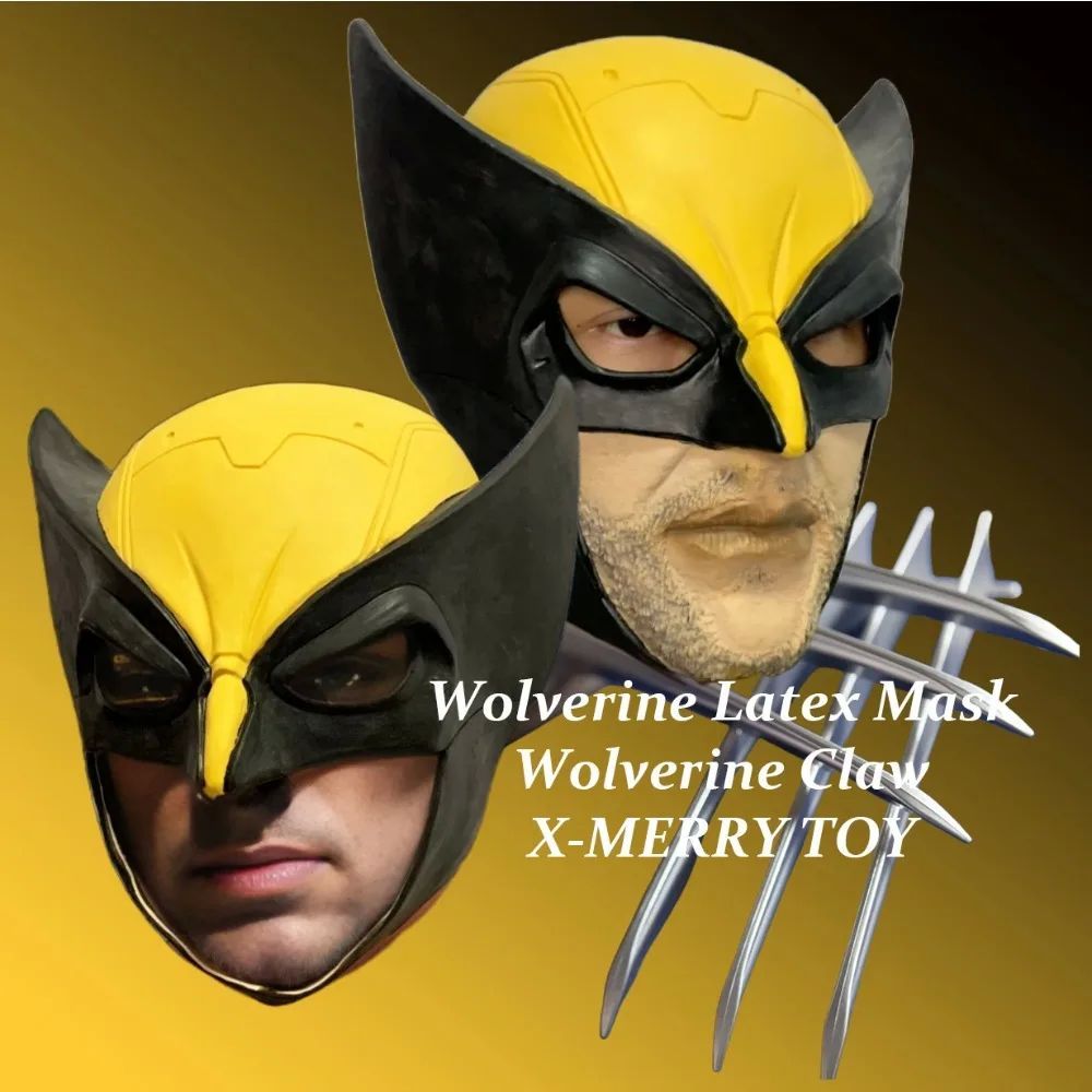 New James Howlett Movie Cosplay Mask Wolverine Helmet with P