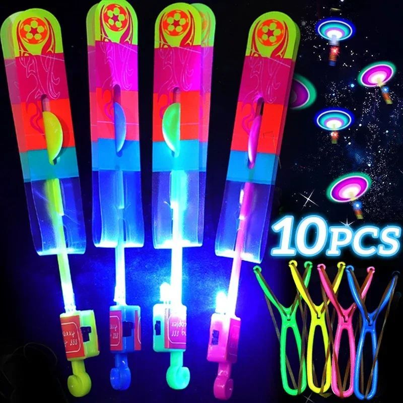 Amazing Light Toy LED Flying Arrows Helicopter Flying Toys O