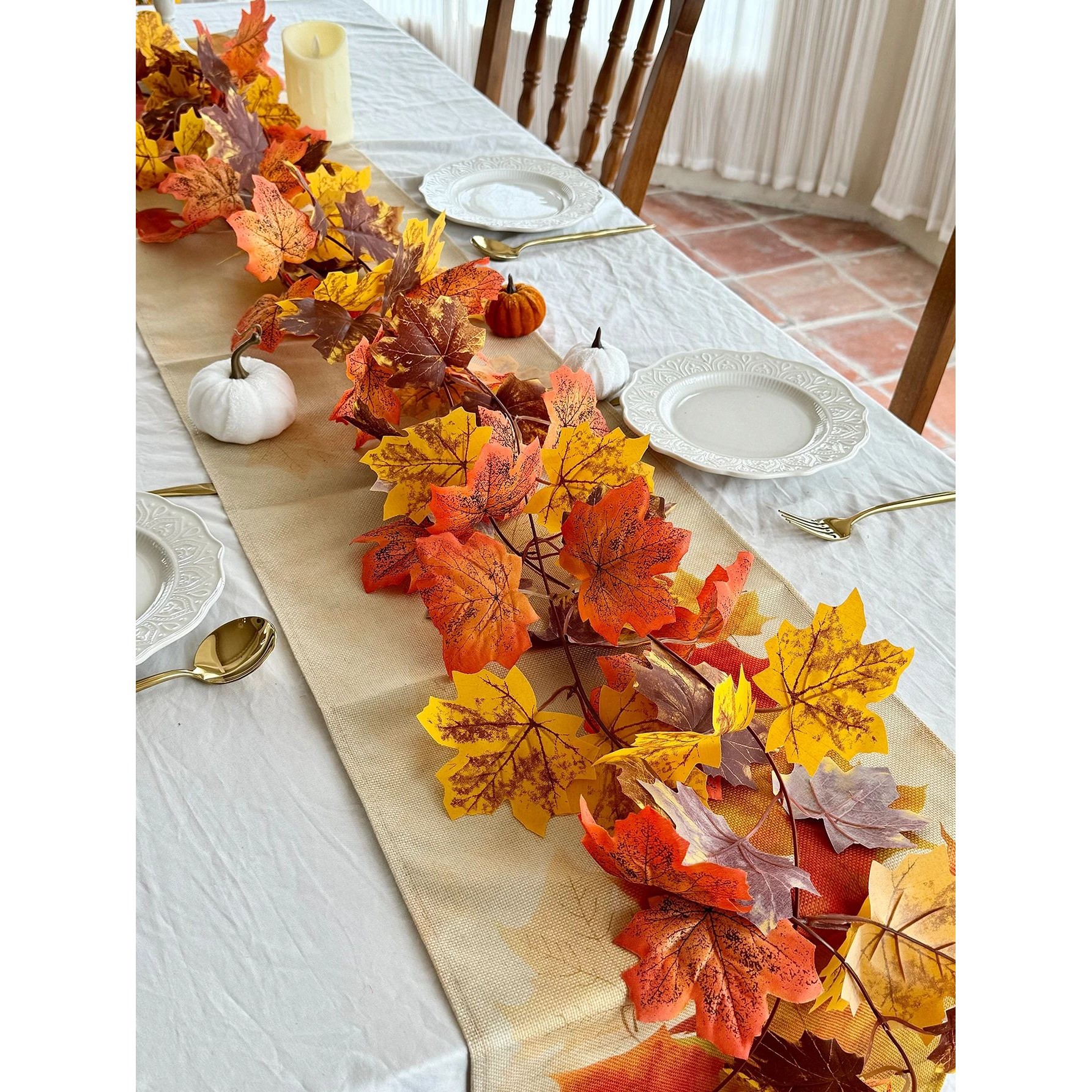 Simulation Maple Vine Garland simulation plant autumn decora