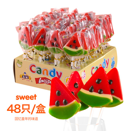 开学季零食创意西瓜网红盒装糖果