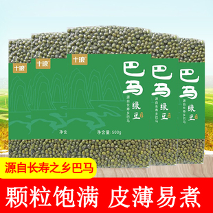 巴马绿豆小绿豆农家笨绿豆五谷杂粮熬粥绿豆汤原材料2500g