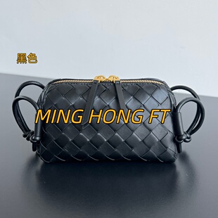 HG新款 百搭小方包 手工编织包女真皮单肩斜挎包外贸原厂纯原单女款