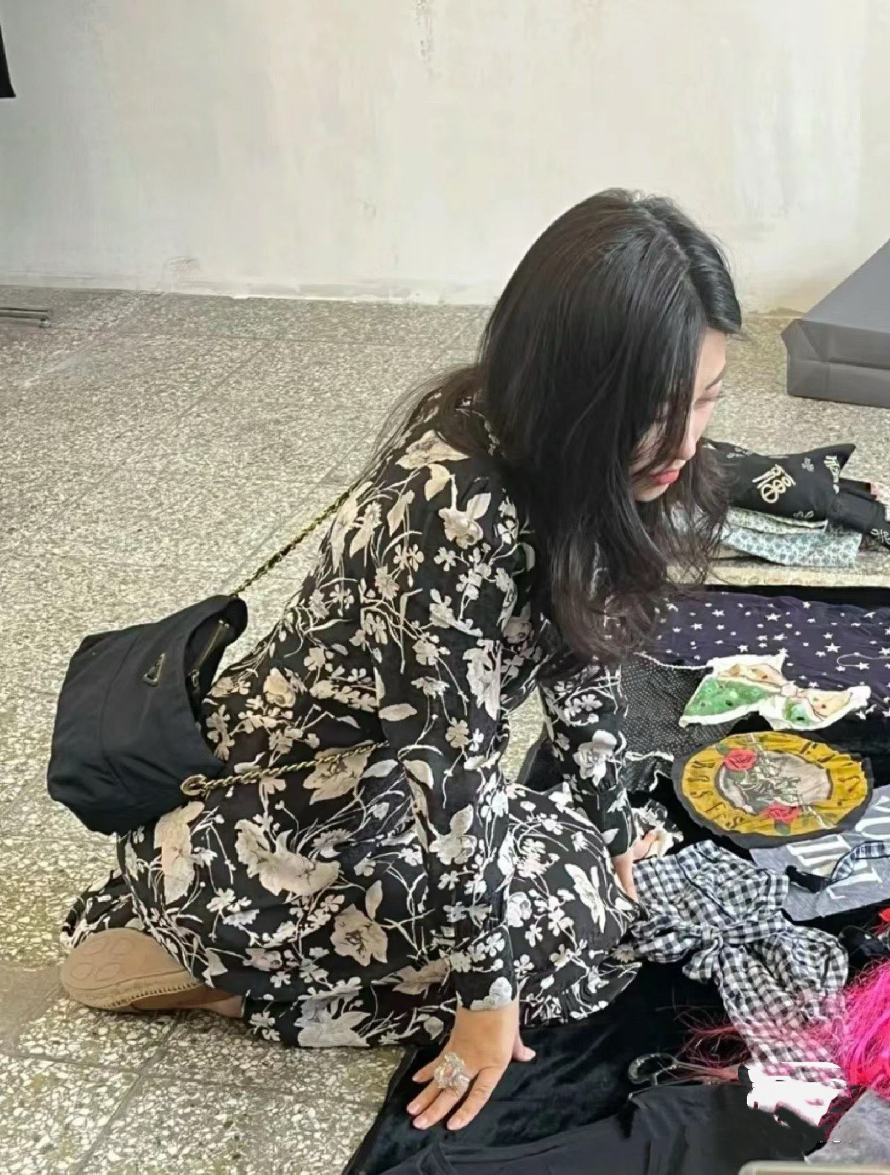 HGIRXV朱珠同款渠道原厂25C莞产新款菱格抽绳包女士链条单肩包