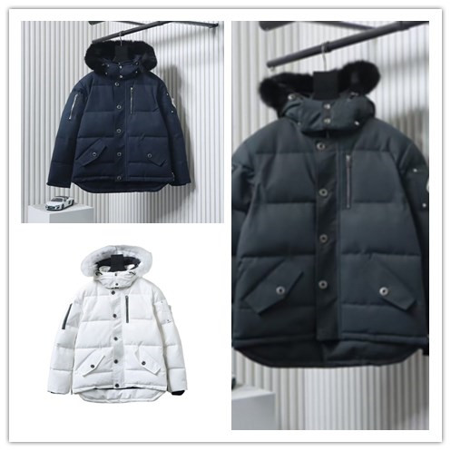 国内现货加拿大代购男女款连帽大码鹅绒剪刀羽绒服外套滑雪服