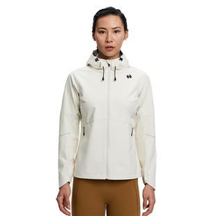 hotsuit后秀运动风衣女2025冬季户外夹克外套跑步上衣连帽防风衣