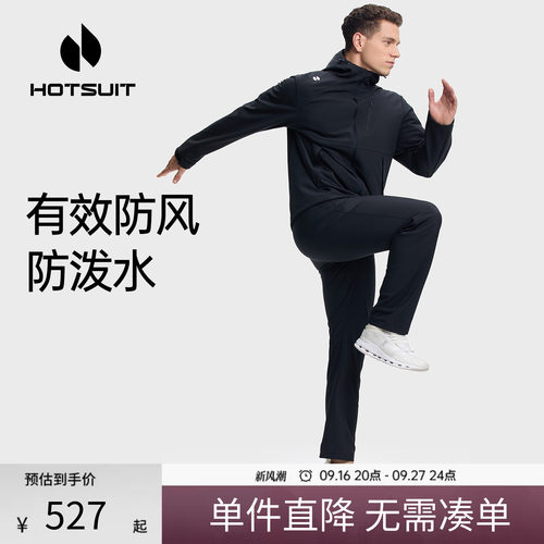后秀加绒防泼水男士风衣外套