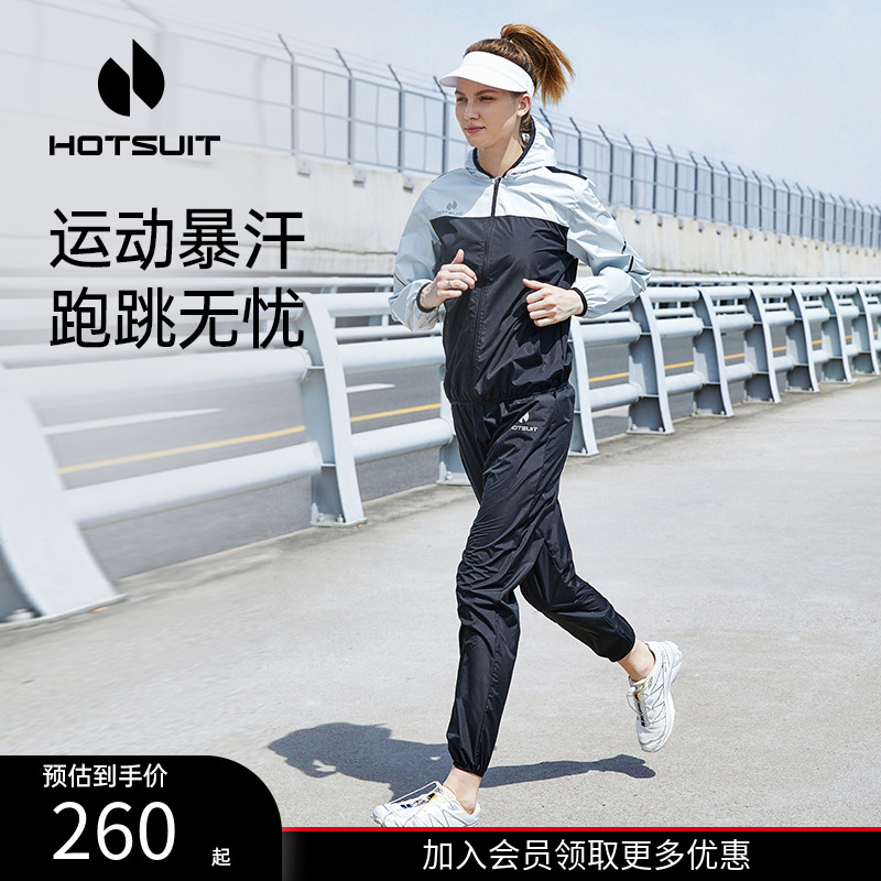 hotsuit后秀暴汗服女跑步健身