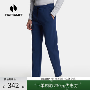 保暖加厚直筒针织休闲长裤 新款 男2025冬季 hotsuit后秀加绒运动裤