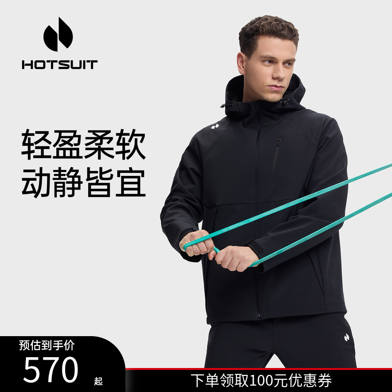 后秀加绒防泼水男士风衣外套