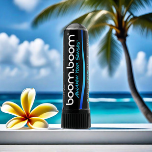 美国boomboom肉桂薄荷鼻通棒提神醒脑神器开车清醒防困鼻吸