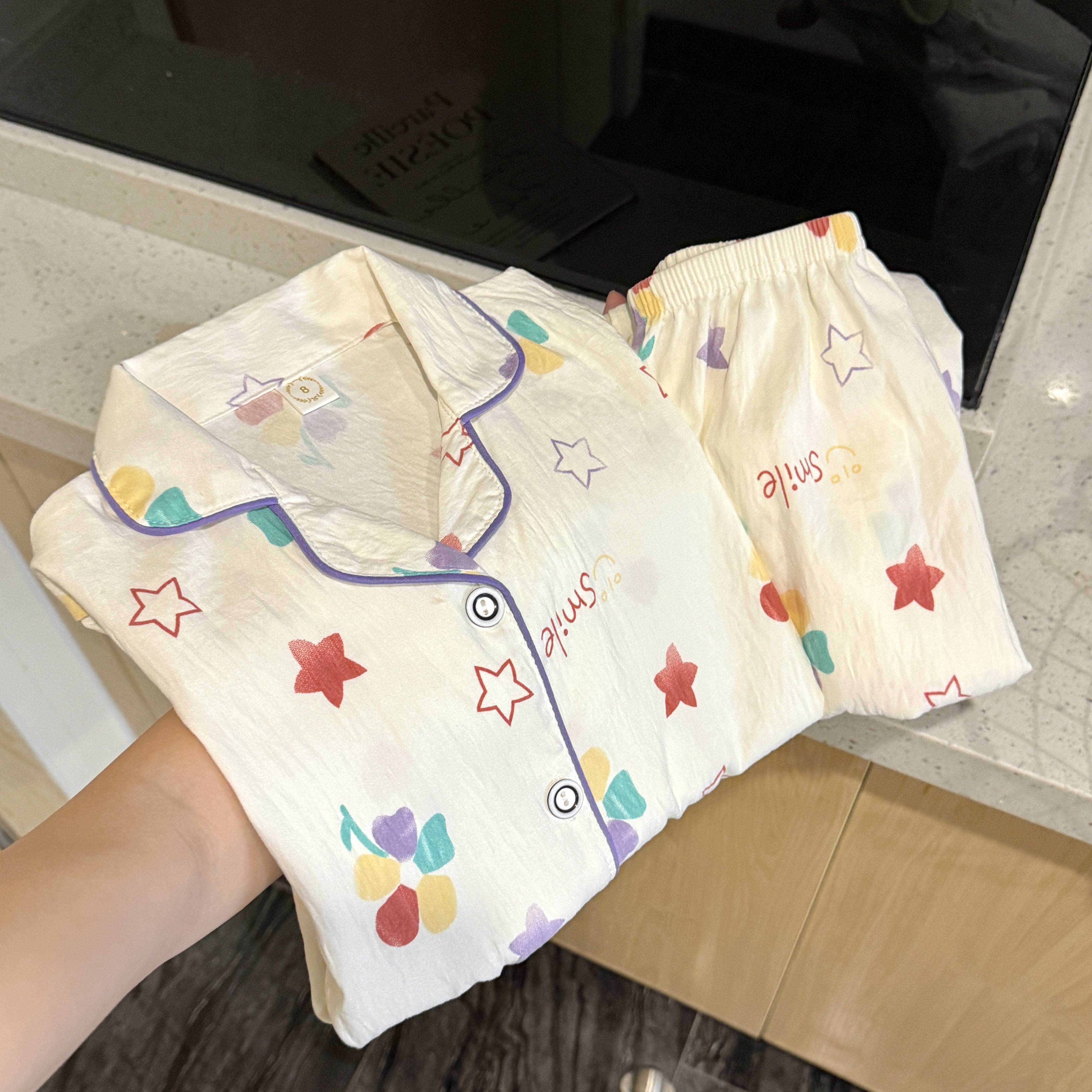 儿童睡衣女童春秋款长袖女孩中大小童卡通可爱洋气开衫家居服套装