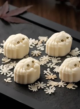 皮冻冷菜凉菜大闸蟹硅胶模具巧克力慕斯蛋糕烘焙螃蟹冰块模磨具