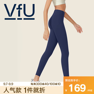 VfU薄款健身裤女跑步普拉提健身服紧身运动裤瑜伽服套装秋季全长