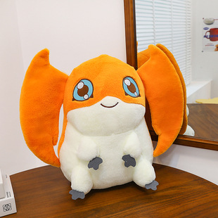 巴达兽玩偶迪路兽公仔数码宝贝毛绒玩具娃娃睡觉抱枕儿童生日礼物