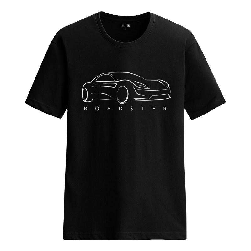 Tesla RoadsterT Mercerized cotton High-grade customized Lovers money T-shirts Forecast 2 days Deliver goodsin the Men's clothing, T-shirt  category - from Buy2taobao.com to provide professional Taobao agent buy service