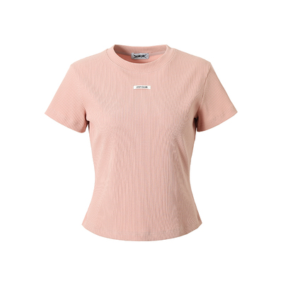 2727WORLD针织短袖T恤