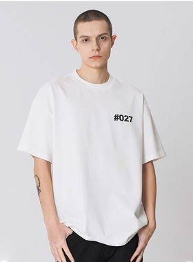 2727WORLD 法老 #027多色基础圆领多色短袖T恤 潮街头嘻哈内搭