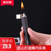 Zorro Bơm hơi nhẹ hơn đá mài Net Red Creative Mini Fire Machine Đàn ông và phụ nữ Cá nhân hóa tùy chỉnh gửi thư bạn trai - Bật lửa