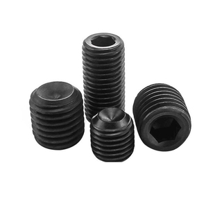 12.9级凹端内六角紧定螺钉DIN916机米顶丝GB80无头螺丝M2M3M3.5M4