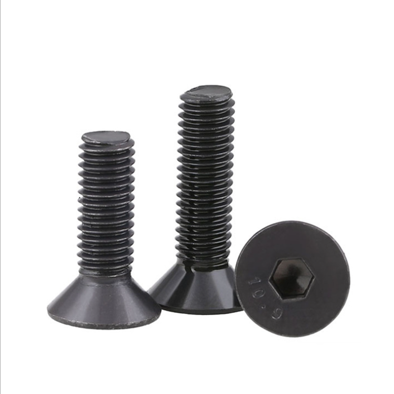 沉头内六角螺丝10.9级平头平杯