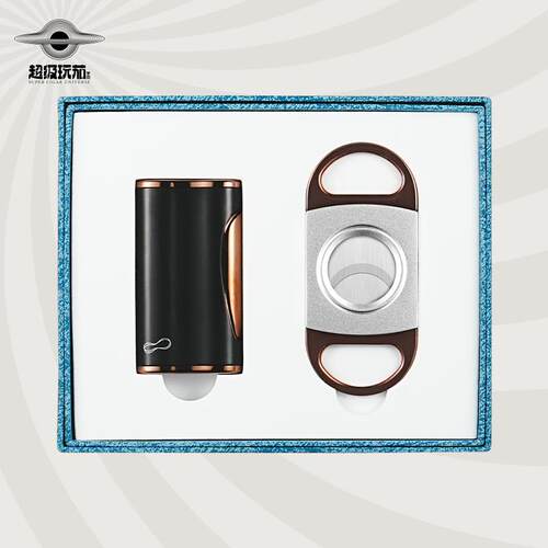 VANITY FAIR雪茄剪打火机套装雪茄剪刀雪茄钻 高级工具礼品套装