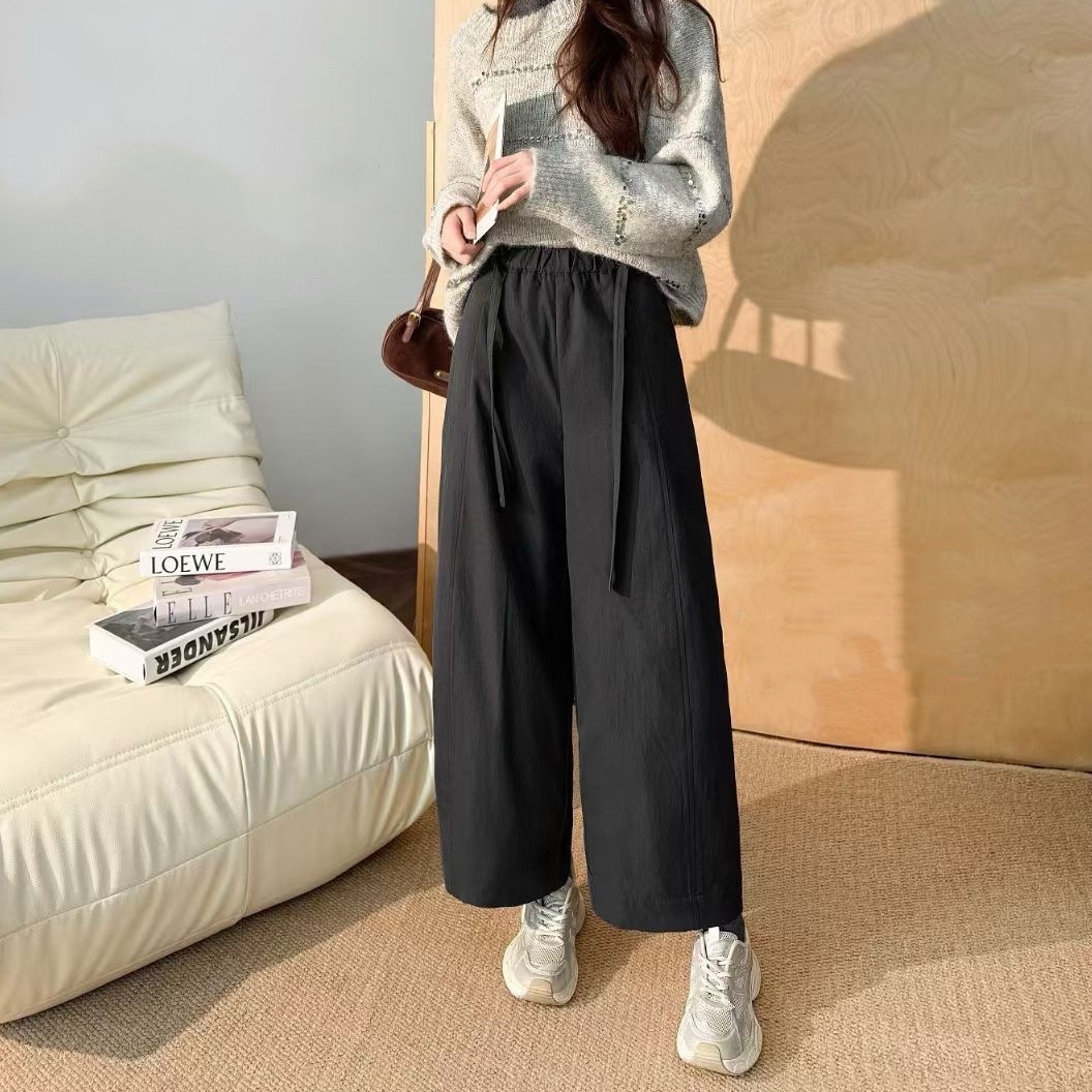 玉丰情丝加绒气球裤子休闲哈伦裤