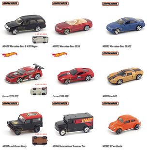 风火轮小跑车Hotwheels火柴盒Matchbox车模男孩玩具 奔驰法拉利