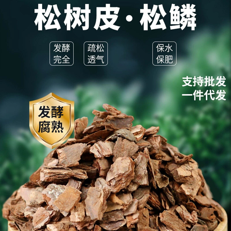 发酵松树皮松磷腐熟兰花土君子兰育苗/栽培基质