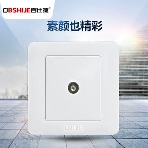 Переключатель панель 86 Dark Installation Closed Tv Panel Panel Cable TV Spocket TV HOOT HOME HOME