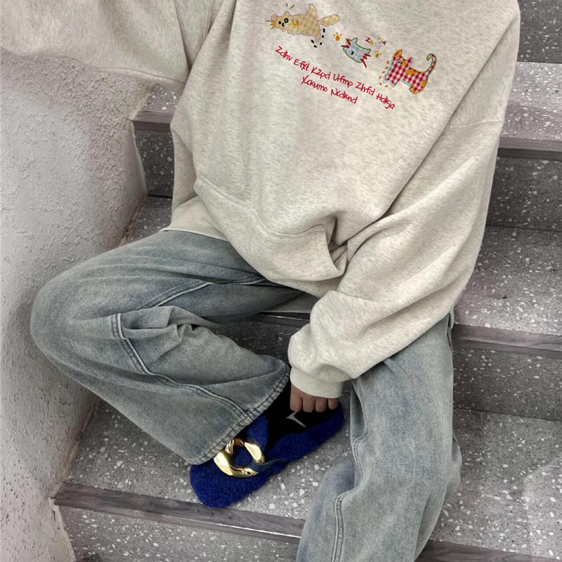 重磅卫衣女大码连帽潮牌纯棉