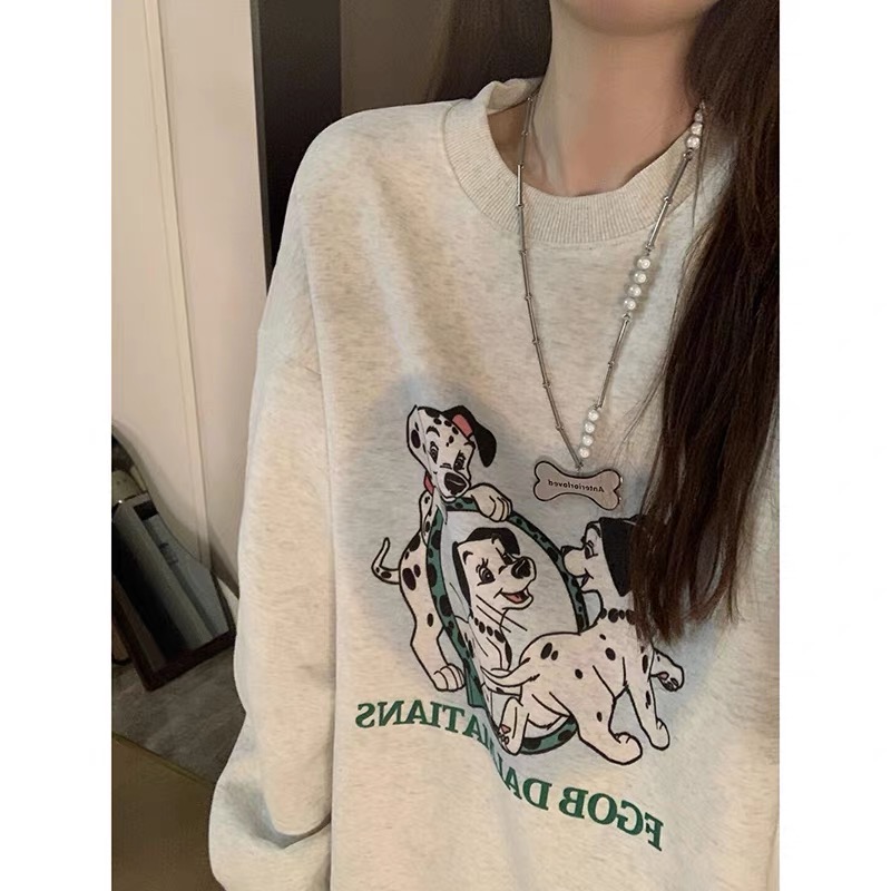 【商城品质】大码圆领卫衣女