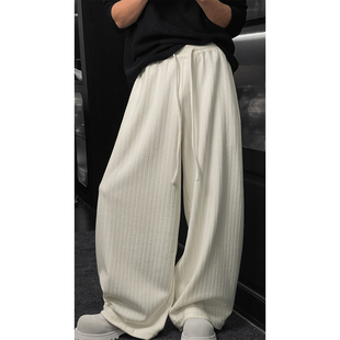 龙叨叨秋冬新品时尚感垂感美式复古直筒休闲裤宽松舒适日常长裤男