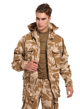 英军公发军版沙漠SMOCK风衣夹克男军迷M65户外战术作战服外套