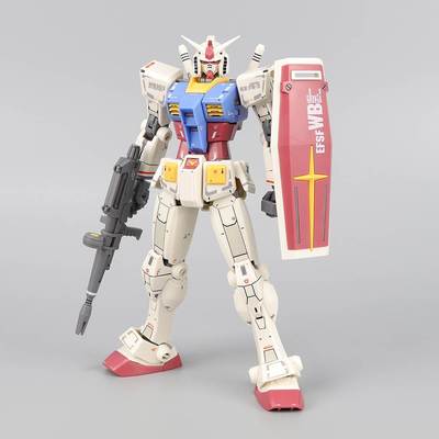 现货 闪闪 HG 1/144 超越全球元祖G3配色 RX78-2 拼装模型 送水贴