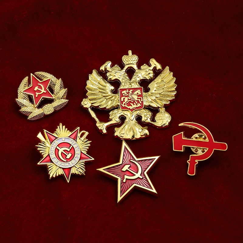 苏联镰刀锤子一级卫国勋章胸针