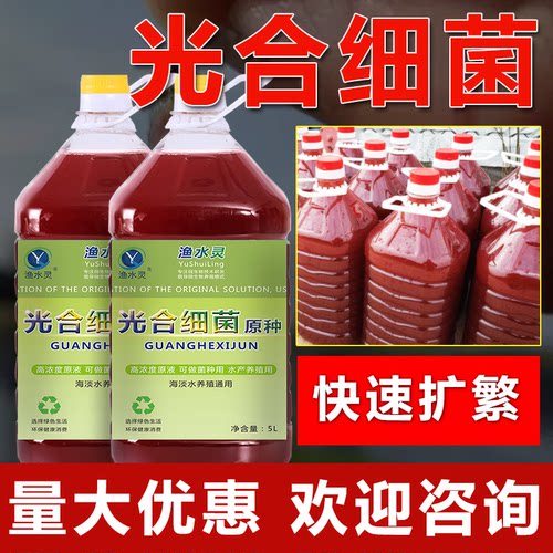 光合菌培养基原液渔水灵降低PH值