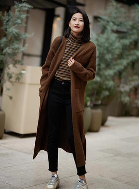 ise“Vintage Fashion”系列条纹高领内搭舒适长袖上衣K2440011