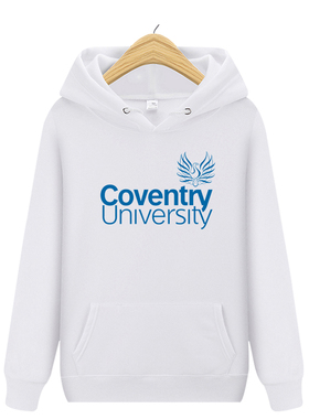Coventry University英国考文垂大学卫衣男连帽套头冬季加绒外套