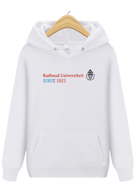 University Nijmegen内梅亨大学卫衣冬季加绒加厚学生校服情侣装