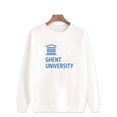 根特大学圆领卫衣冬季 Ghent University 抓绒加厚学生校服班服