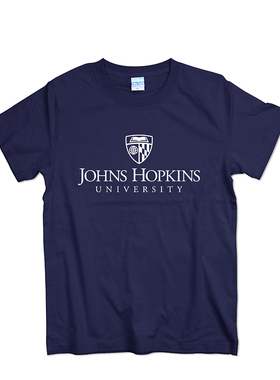 约翰霍普金斯大学T恤短袖男The Johns Hopkins University文化衫