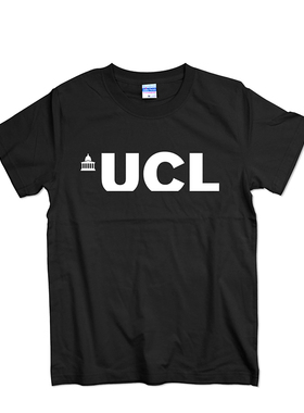 UCL英国伦敦大学学院衣服纪念品周边T恤男女短袖夏季学生班服上衣
