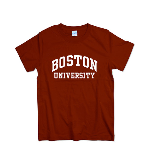 波士顿大学T恤短袖校服