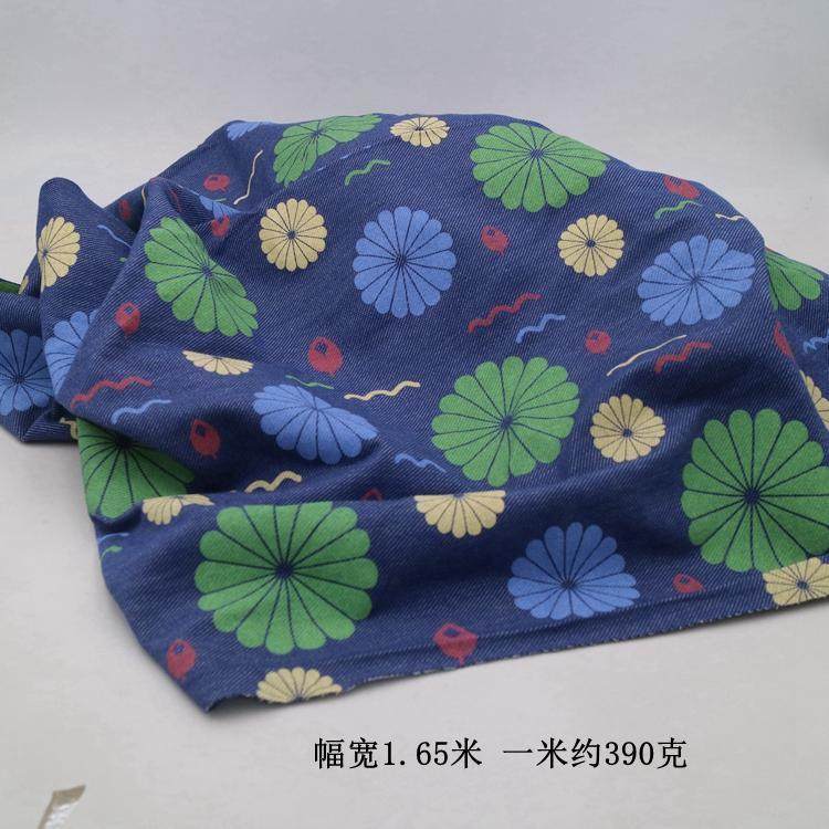 品牌A类婴幼专用纯棉布料春夏裤子背带裙体恤四面弹针织仿牛仔