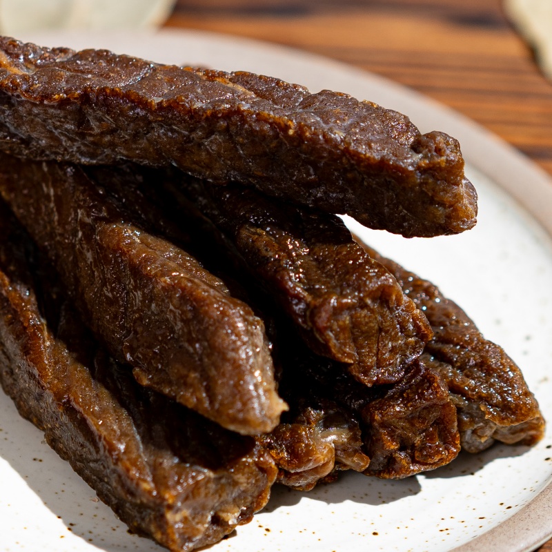 生态草饲牛肉干(原味)丨锡盟草原黄牛腿肉制作 肉质紧实肉香浓郁