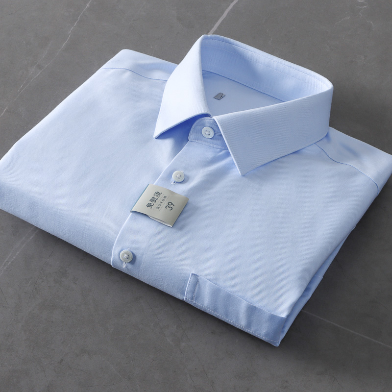 商务正装天丝+棉抗皱免烫衬衣