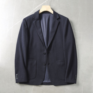 品牌撤柜男春秋商务通勤休闲西装 型 西服外套 立体版 针织空气棉